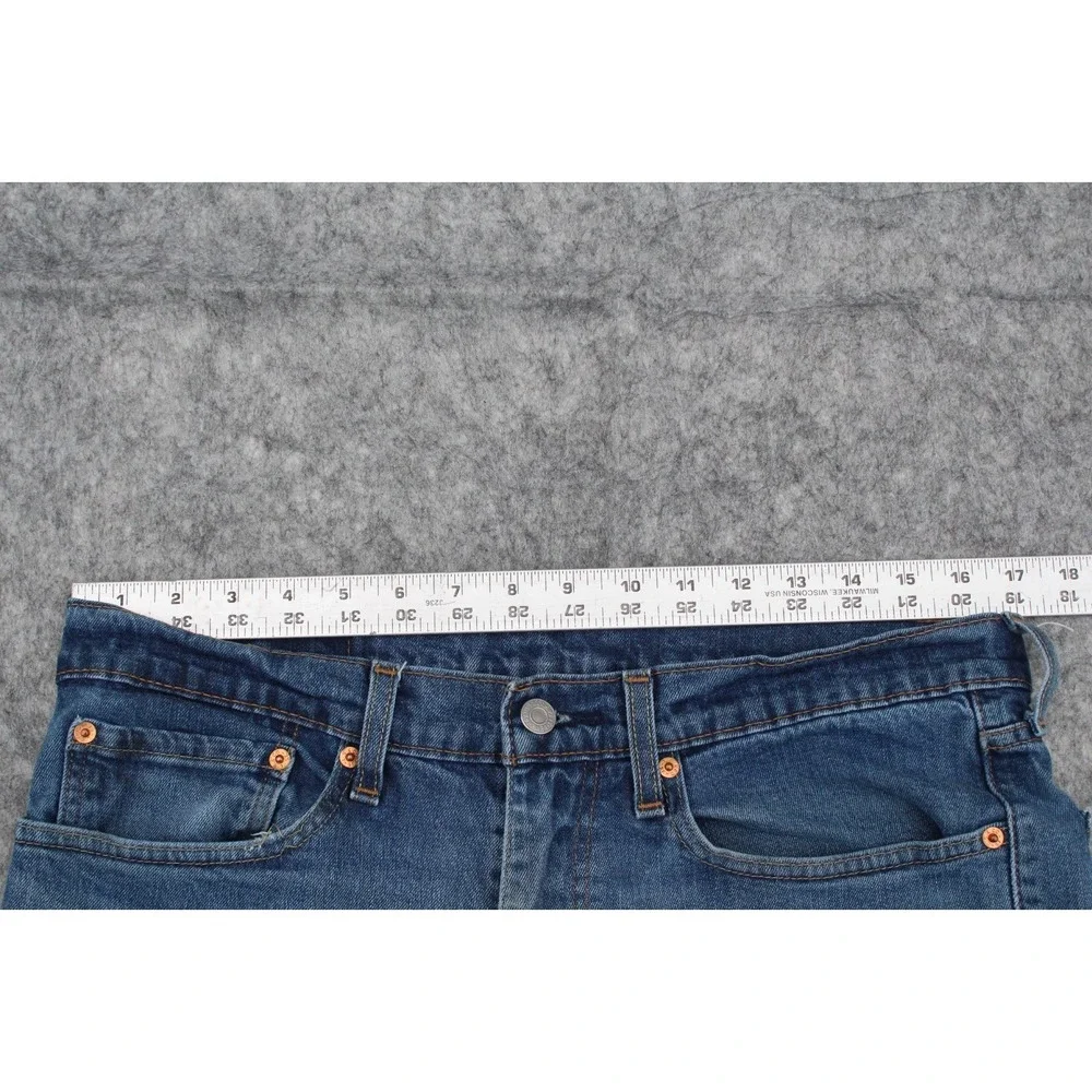 Levi's 511 Jeans‎ Men's 34x32 (Tag 34x34) Blue Stretch Slim Fit Straight Denim